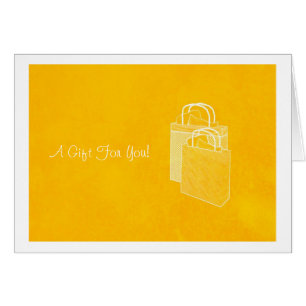 Yellow Shopping Spree Money Enclosed