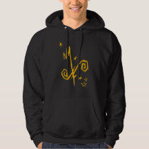 Yellow Sign Hooded Sweatshirt