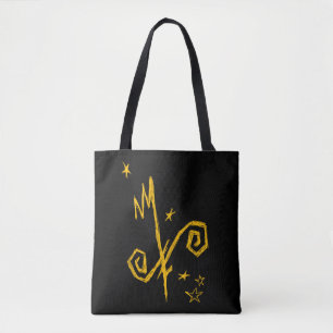 Yellow Sign & Poem Tote Bag