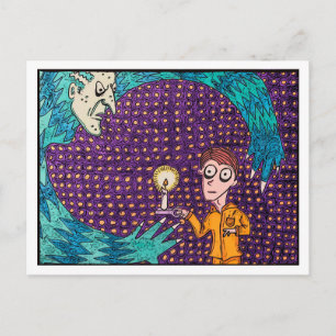 "Yellow Silk Pyjamas" Postcard