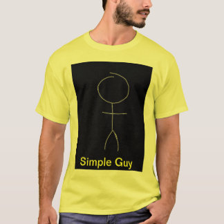 Yellow simple guy shirt
