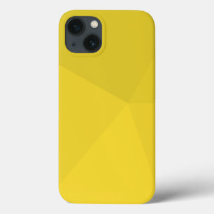 Yellow, simple, modern, cool, geometric trendy art iPhone 13 case