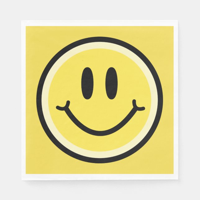 Yellow Smile Napkin (Front)