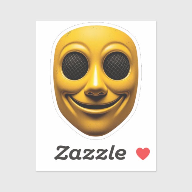 Yellow Smiling Mask (Sheet)