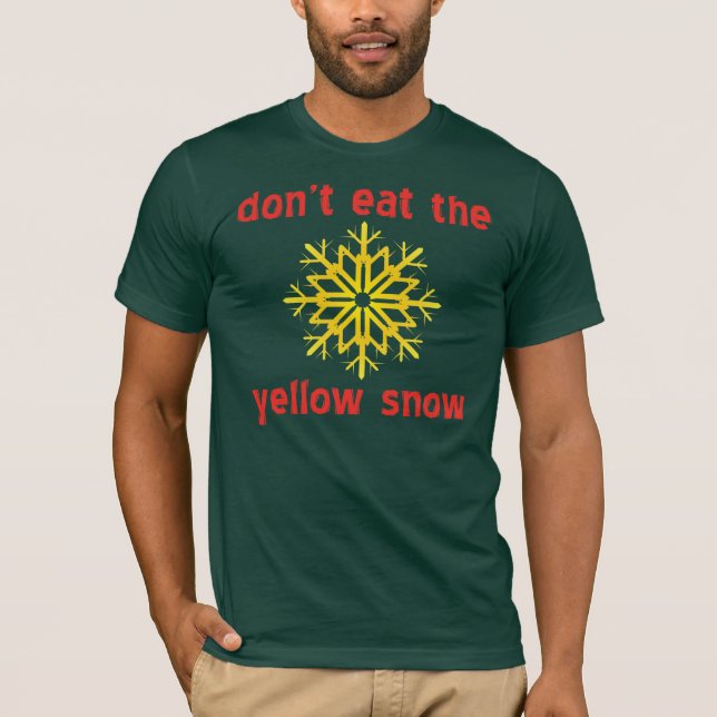 Yellow snow T-Shirt (Front)