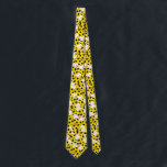 Yellow ⚽ Soccer Ball Collage - Two Side Print Tie<br><div class="desc">Yellow Collage Soccer Ball Tie - Two side print. A great gift for a soccer player, football fan or soccer team coach, a fun sports design featuring a collage image of football soccer balls. ⭐99% of my designs in my store are done in layers. This makes it easy for you...</div>
