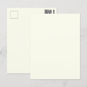 Yellow Soft Pale White Pastel Solid Colour Postcard