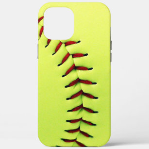Yellow softball ball Case-Mate iPhone case