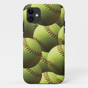 Yellow Softball Wallpaper iPhone 11 Case
