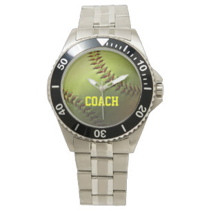 Yellow Softball Watch