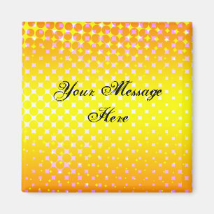 Yellow Sparkle Magnet