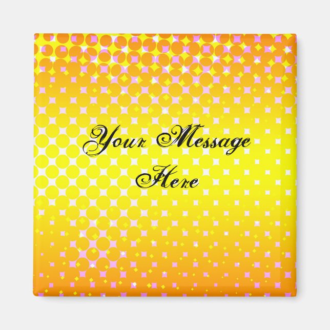 Yellow Sparkle Magnet (Front)