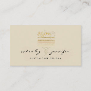 Yellow speciality ingredients baking supplies stor business card