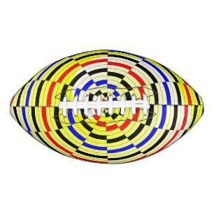 Yellow Spirals by Kenneth Yoncich American Football