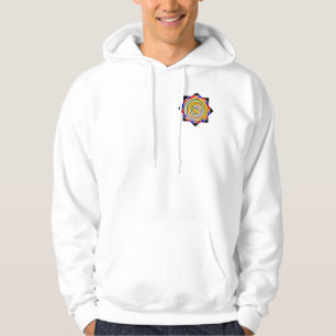 Yellow Spirals by Kenneth Yoncich Hoodie