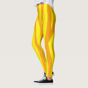 yellow sport women leggings