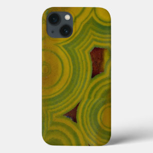 Yellow Spotted Ocean Jasper iPhone 13 Case