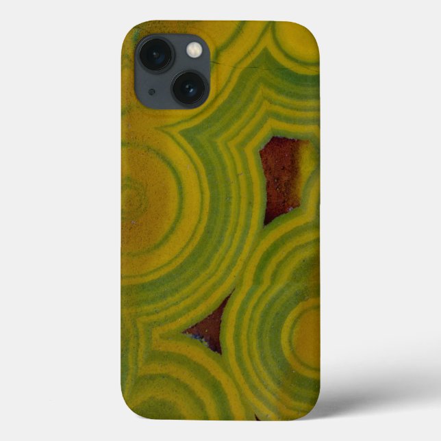 Yellow Spotted Ocean Jasper Case-Mate iPhone Case (Back)