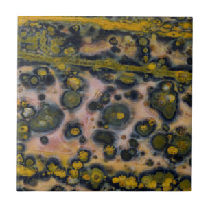 Yellow spotted Ocean Jasper Tile