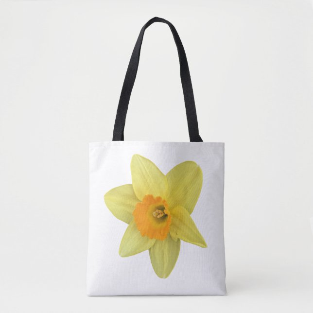 Yellow Spring Daffodil Tote Bag (Front)