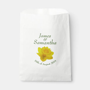 Yellow Spring Daffodil - Wedding Favour Bags