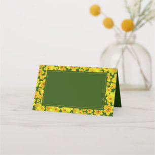 Yellow Spring Daffodil - Wedding Place Card