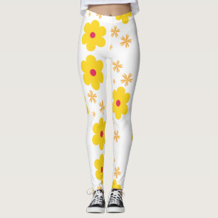  Yellow Spring Daffodils Leggings