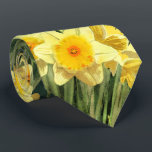Yellow Spring Daffodils Tie<br><div class="desc">This stylish neck tie features a lovely photo of yellow spring daffodils in full bloom.  Perfect addition to your spring wardrobe!</div>