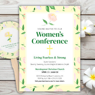 Yellow Spring Floral Women's Conference Invitation