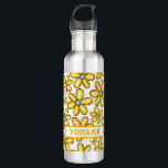 Yellow Spring Flower pattern custom Summer  710 Ml Water Bottle<br><div class="desc">Quench your thirst in style with our custom Yellow Spring Flower stainless steel water bottle! With its vibrant floral design and personalised touch, this bottle is the ultimate summer companion. Keep your drinks cool and refreshing while adding a burst of sunshine to your day. Whether you're hitting the beach, going...</div>