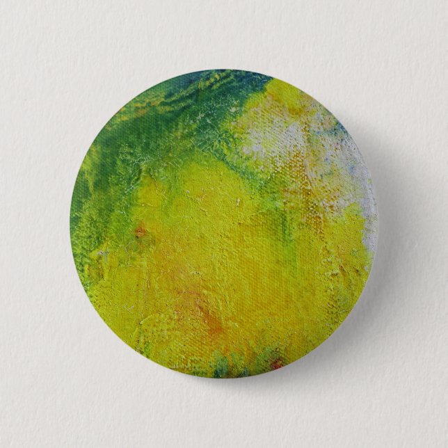 Yellow Spring Sunshine 6 Cm Round Badge (Front)