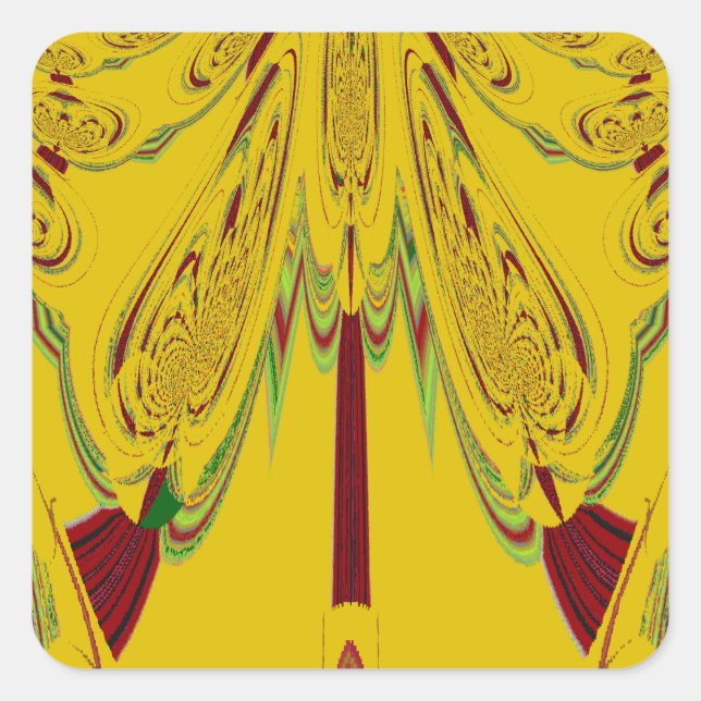 Yellow Square Sticker (Front)
