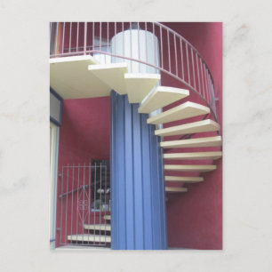 Yellow Staircase Postcard