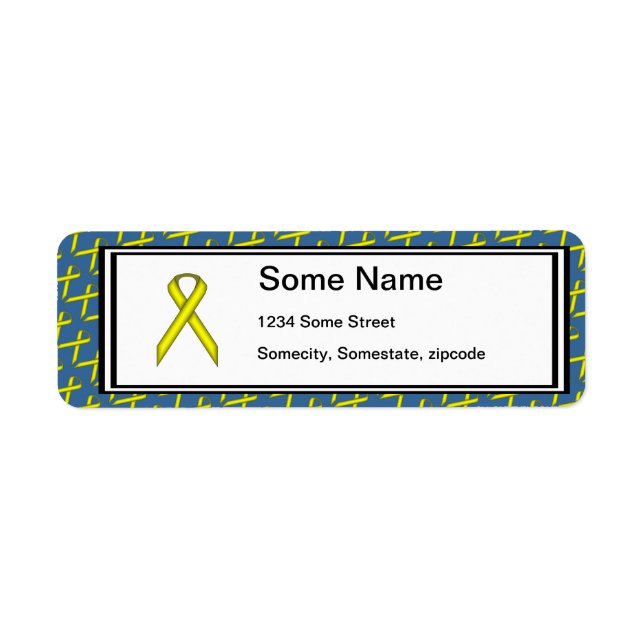 Yellow Standard Ribbon by Kenneth Yoncich (Front)