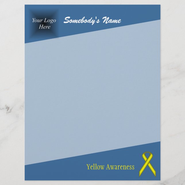 Yellow Standard Ribbon by Kenneth Yoncich (Front)