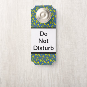 Yellow Standard Ribbon by Kenneth Yoncich Door Hanger