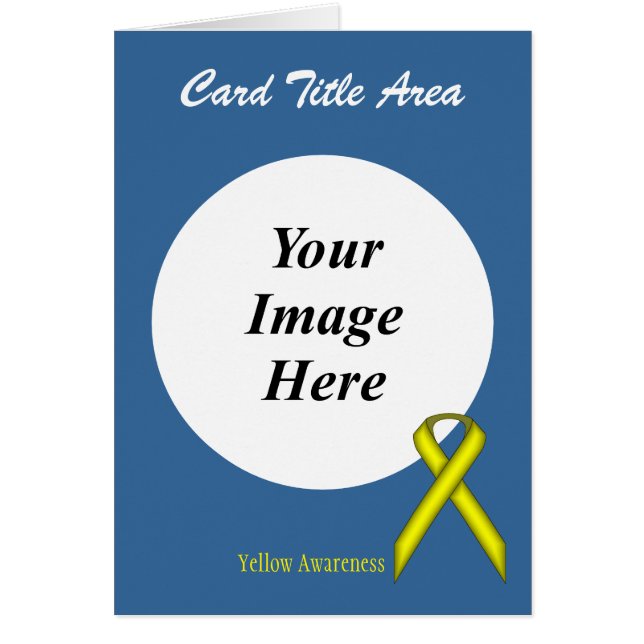 Yellow Standard Ribbon Template by Kenneth Yoncich (Front)