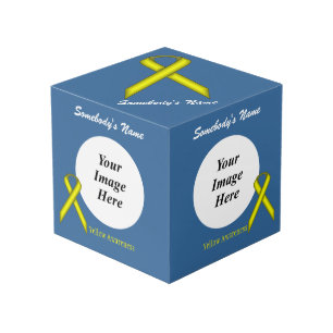 Yellow Standard Ribbon Template by Kenneth Yoncich Cube