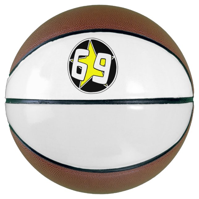 Yellow Star 69  Basketball (Front)