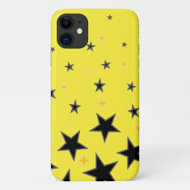 yellow star Case-Mate iPhone case (Back)