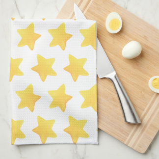 Yellow Star Kitchen Towel