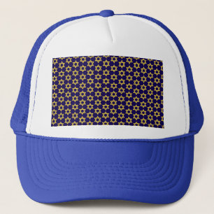 Yellow Star of David Trucker Hat
