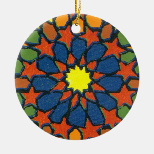 Yellow Star Ornament (Front)