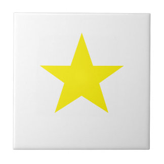 Yellow Star Tile