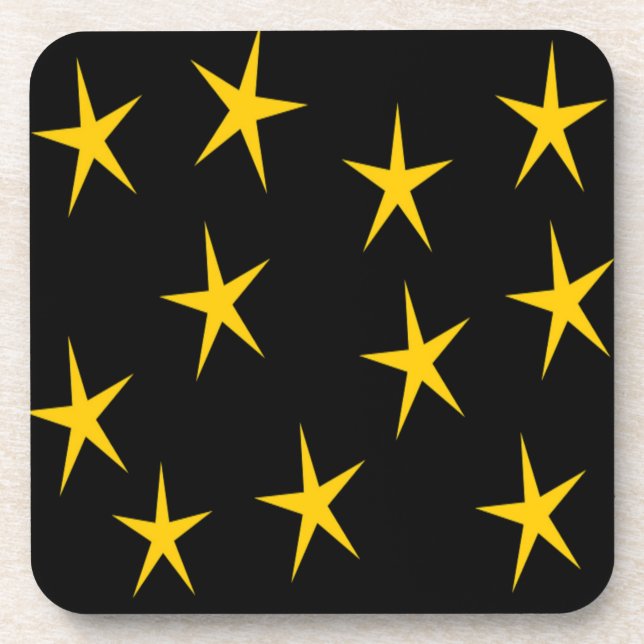 YELLOW STARS COASTER (Front)