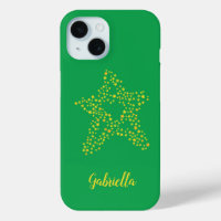 Yellow stars in star on green