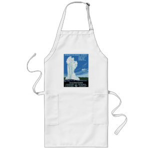 Yellow Stone Park - Old Faithful Geyser Long Apron