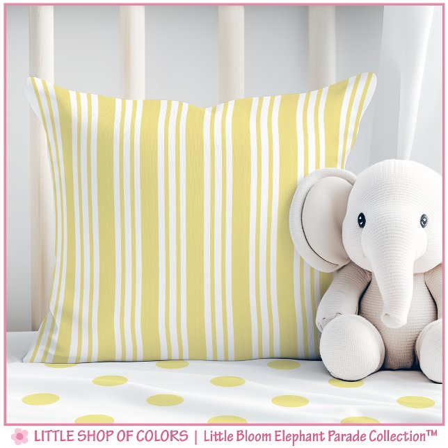 Yellow Stripe Nursery Cushion (Creator Uploaded)