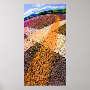 Yellow Stripe Poster