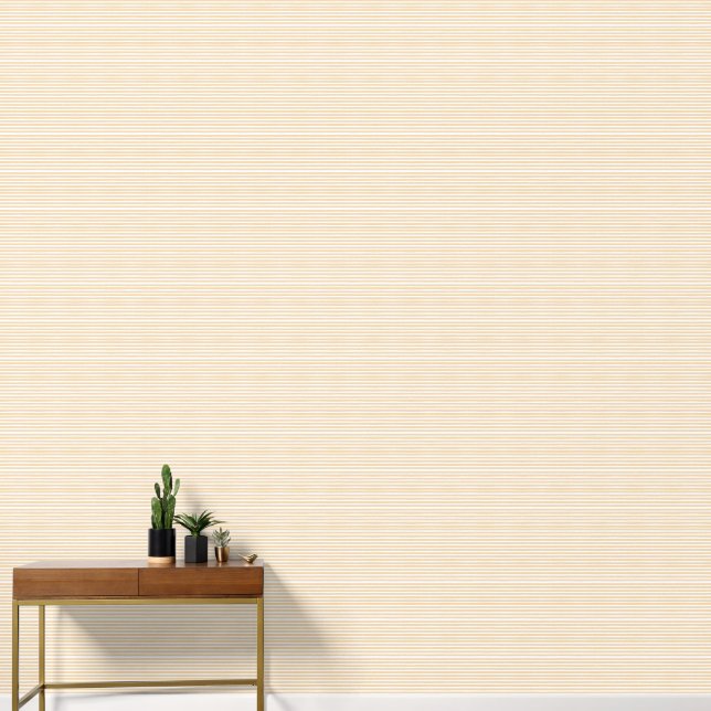 Yellow Stripe Wallpaper | Bright Striped Nursery & (Hallway)